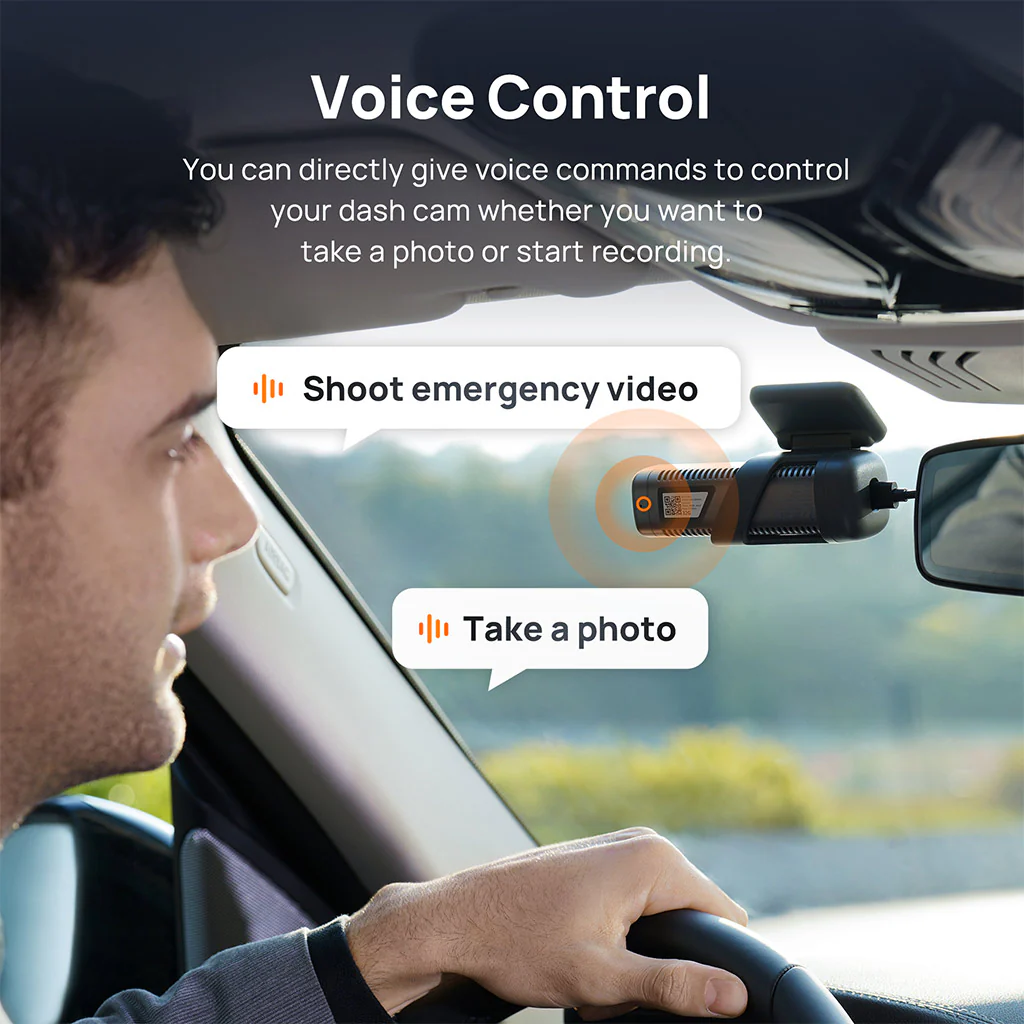 70mai Dash Cam M500 2.7K HD with Built-in eMMC, 170° FOV & HDR Recording - Image 6